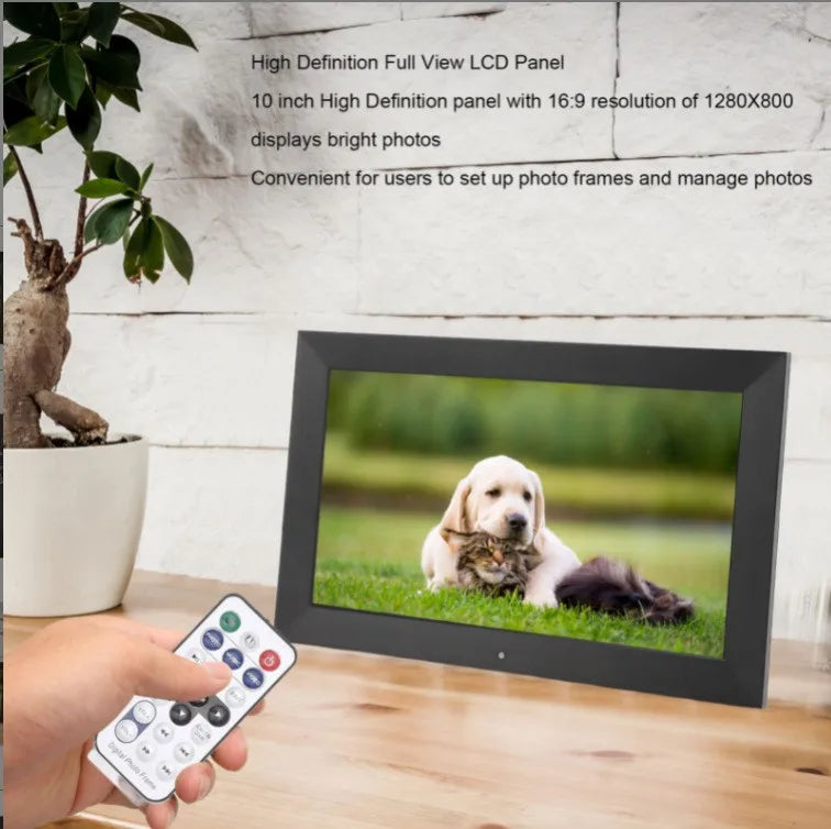 Digital photo frame with film and clock music - view 8