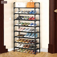 Easy to assemble and dust resistant shoe shelf