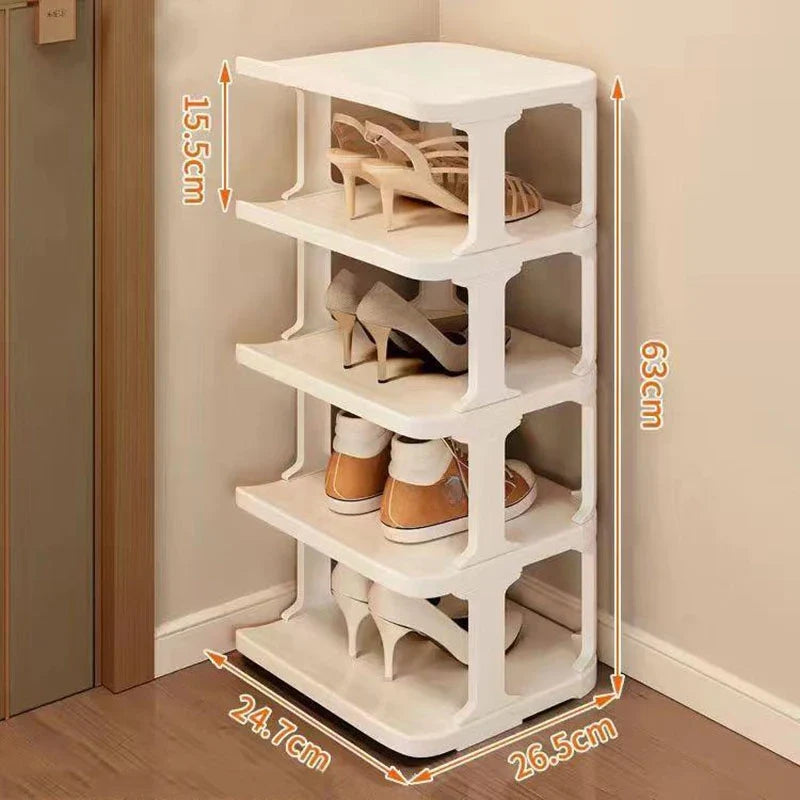 Simple shoe shelf saves practical and modern space - 5 couches blanches