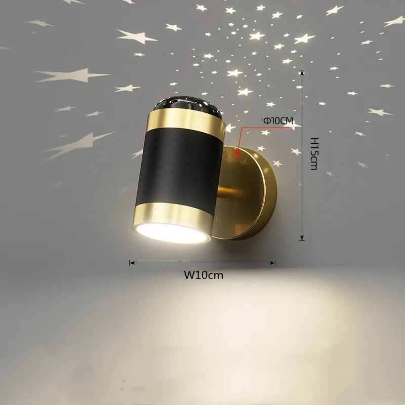 American Bronze Mirror Front Light , Bathroom Wall Lamps Mirror Light ,Powder Room Mirror Wall Lights Lighting LED Makeup Mirror - 1head Black E / Light Warm