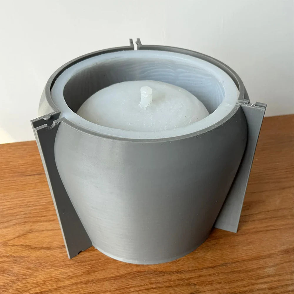 Silicone mould for decorative Nordic concrete gardener - view 4