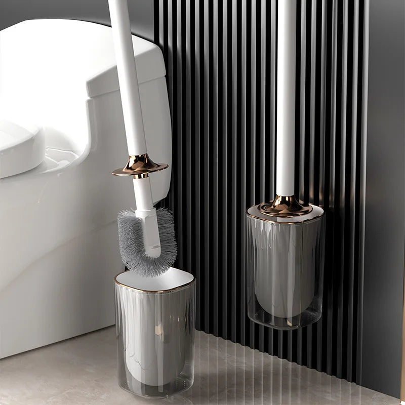 Vintage Long-Handle Toilet Brush for Home Decor - view 4