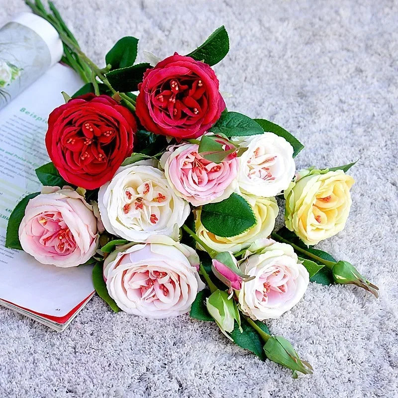 Artificial white pink decorative flowers for any occasion - view 4