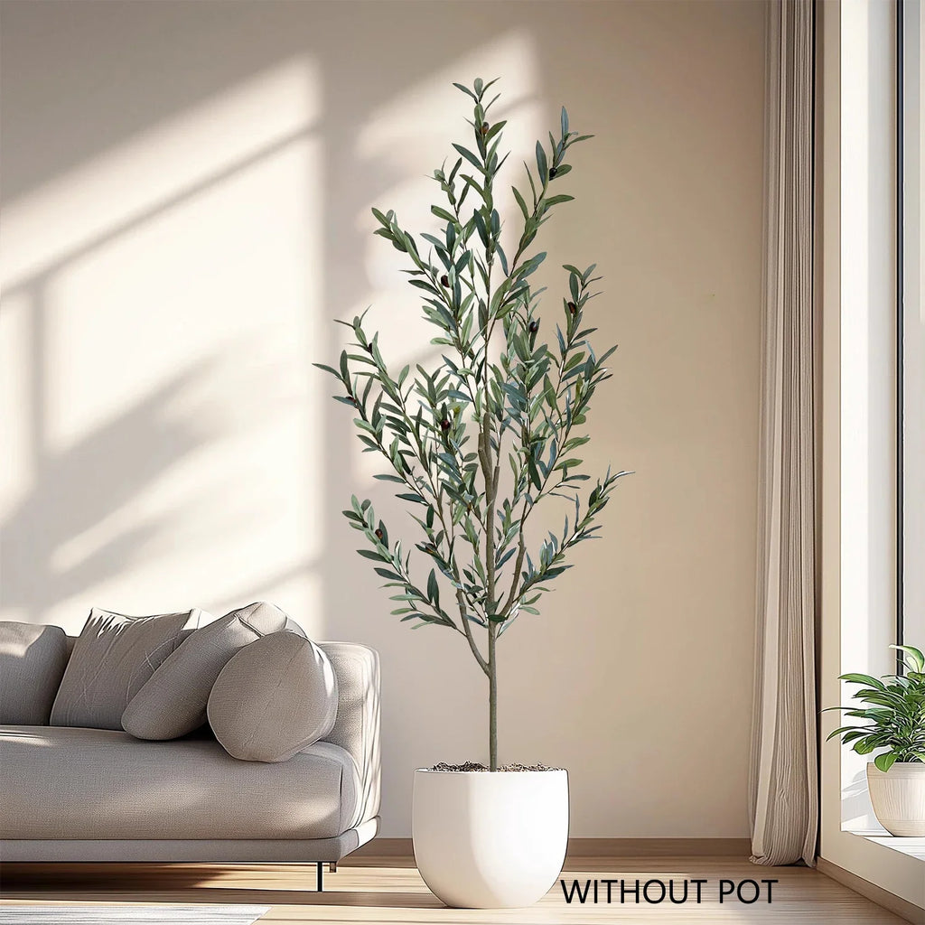 Realistic artificial olive tree for interior and exterior decoration - view 3