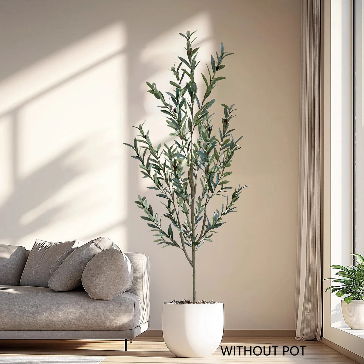 Realistic artificial olive tree for interior and exterior decoration - view 3