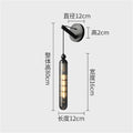 Modern led wall sconce in copper and decorative glass - Applique murale b