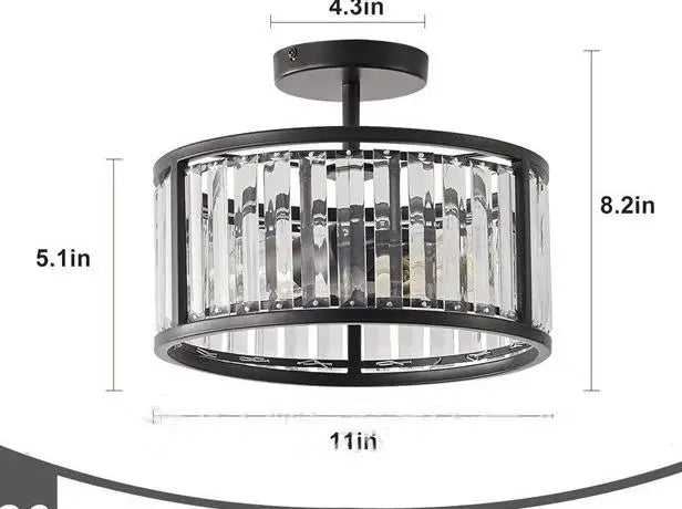 Nordic retro industrial ceiling for decorative lighting - One