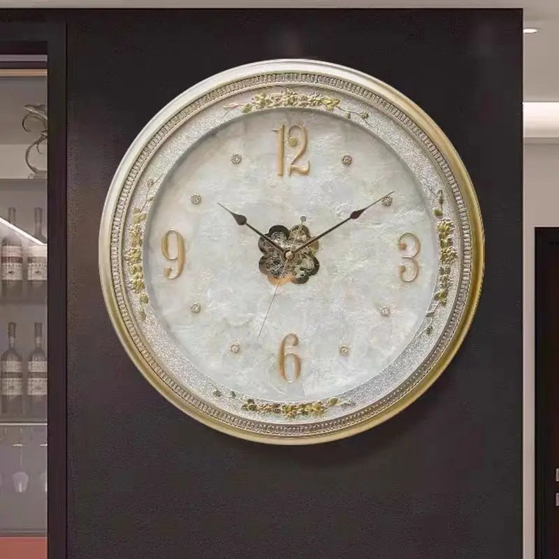 Modern silent decorative and creative wall clock for interior - Diameter 43cm