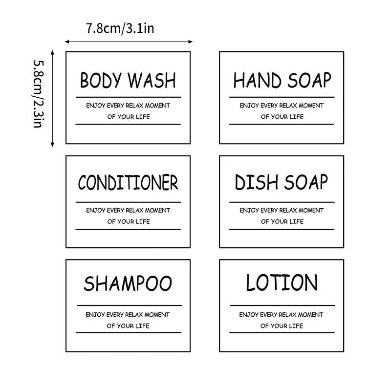 Refillable pump bottle for shampoo and shower gel - White Label