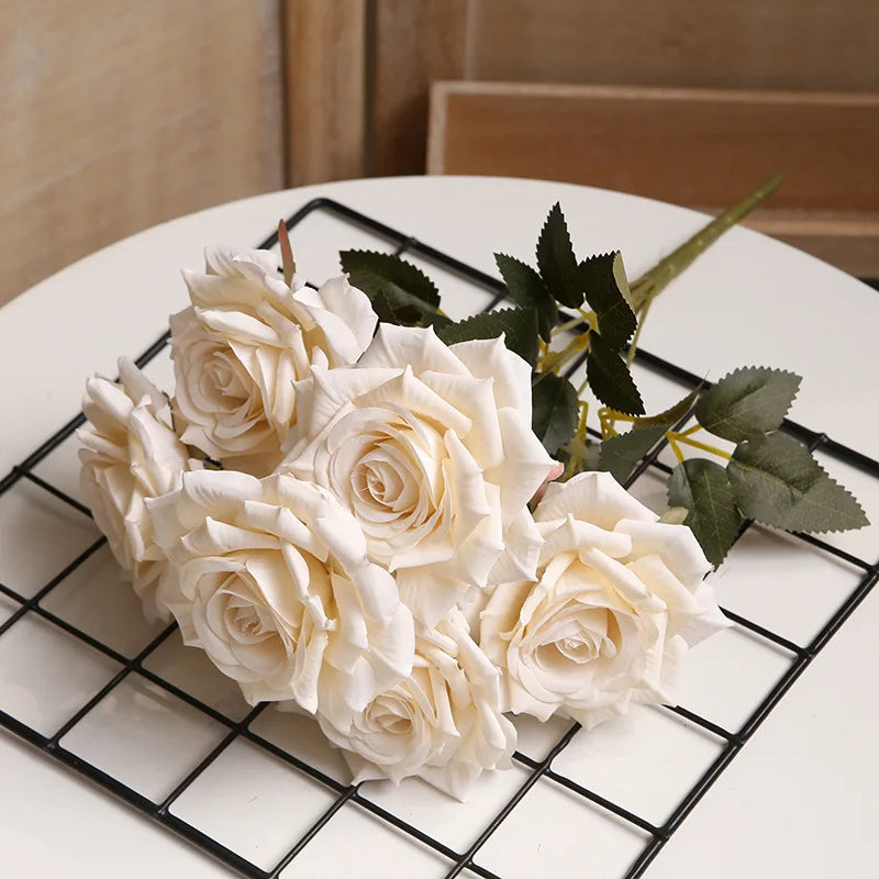 Bouquet of artificial rose wines for interior and exterior decoration - view 4
