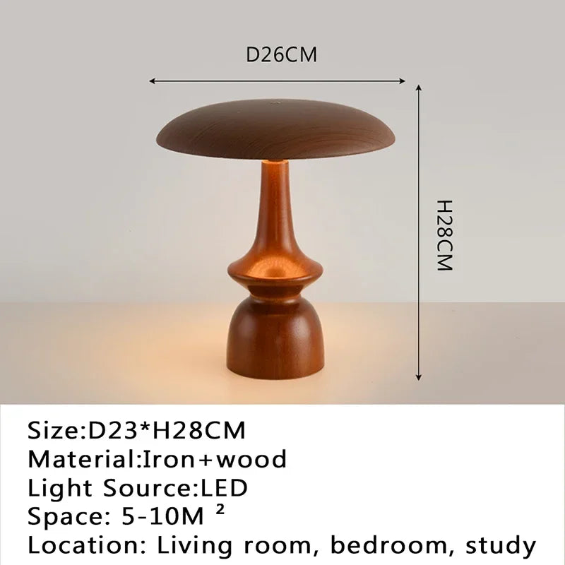 Modern desk lamp, retro creative living room, study room, villa, hotel bedroom, interior decoration, glossy LED bedside lamp - Style  N / US Plug