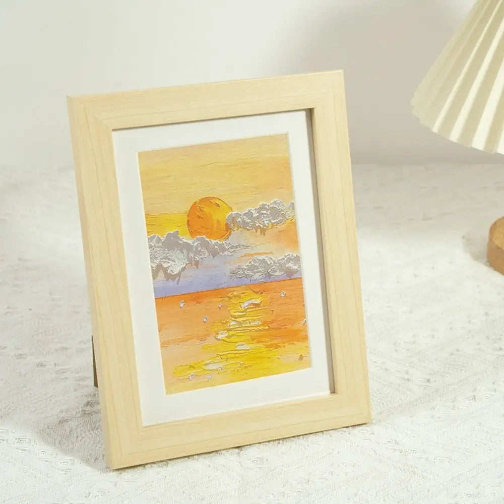 Colorful handcrafted photo frame for DIY decoration and display - view 2
