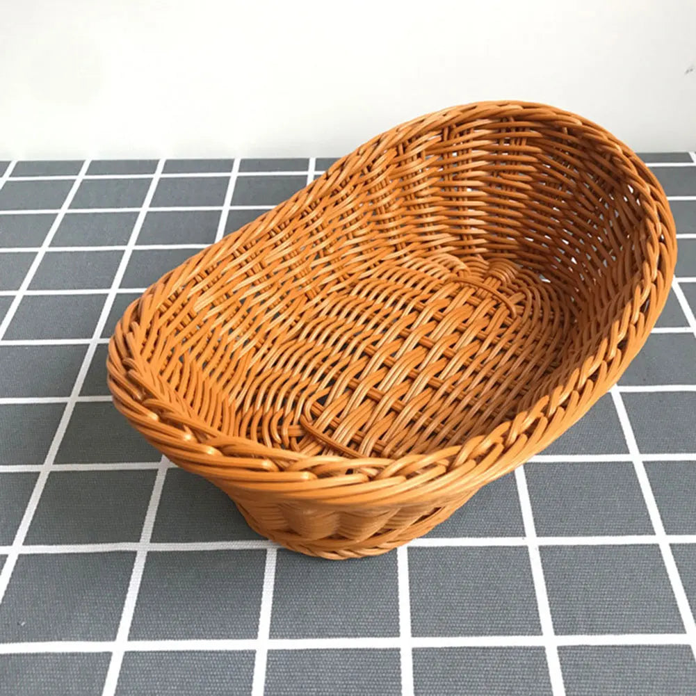 Wicker bread baskets for snacks and fruit - view 4