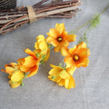 Artificial chamomile flower for wedding decoration and party - Orange