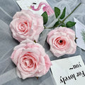 Floral silk decoration with rose wines and branches for parties - Pink