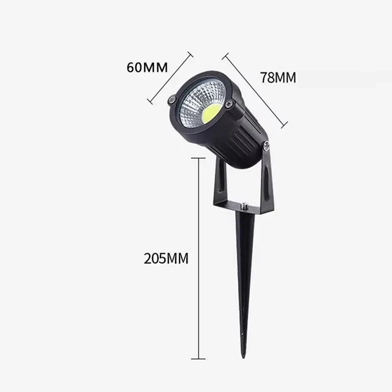 Elegant Waterproof LED Garden Lamp for Home Decor - Black 3 / 4000K / CHINE | 7 W DC 12 V