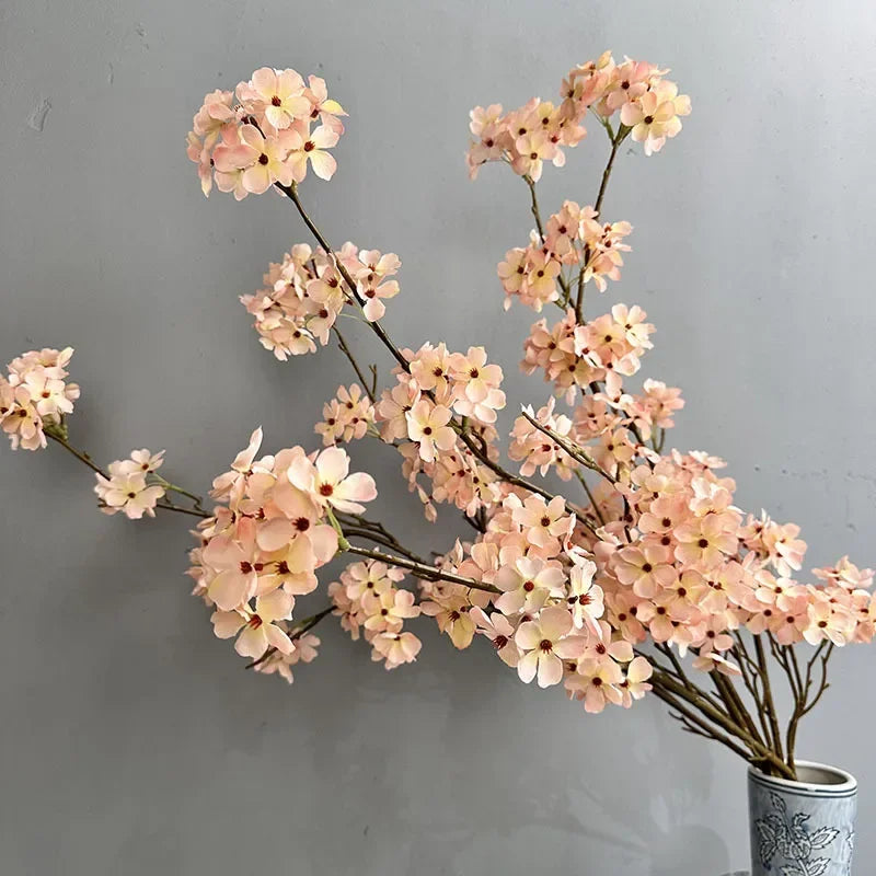 Artificial flowers long branches for elegant interior decoration