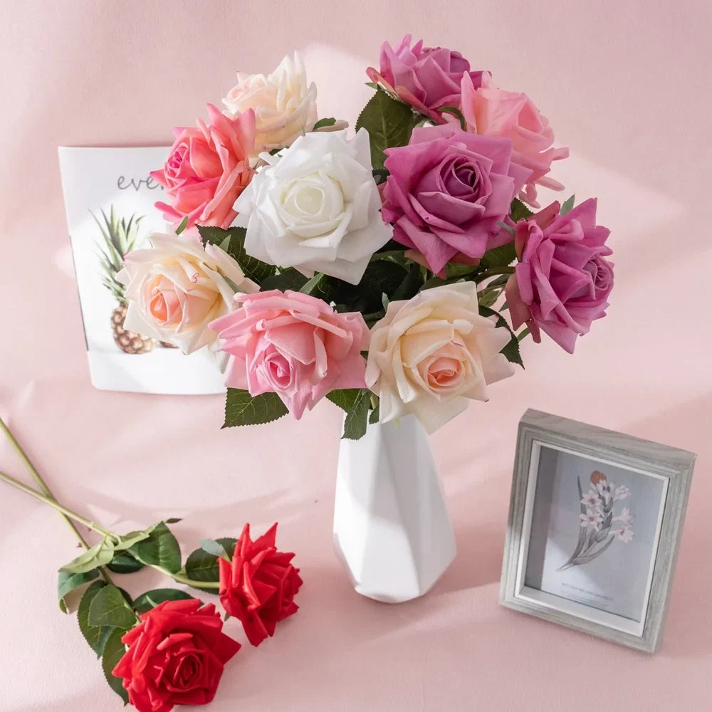 Realistic artificial rose wines for party decoration - view 5