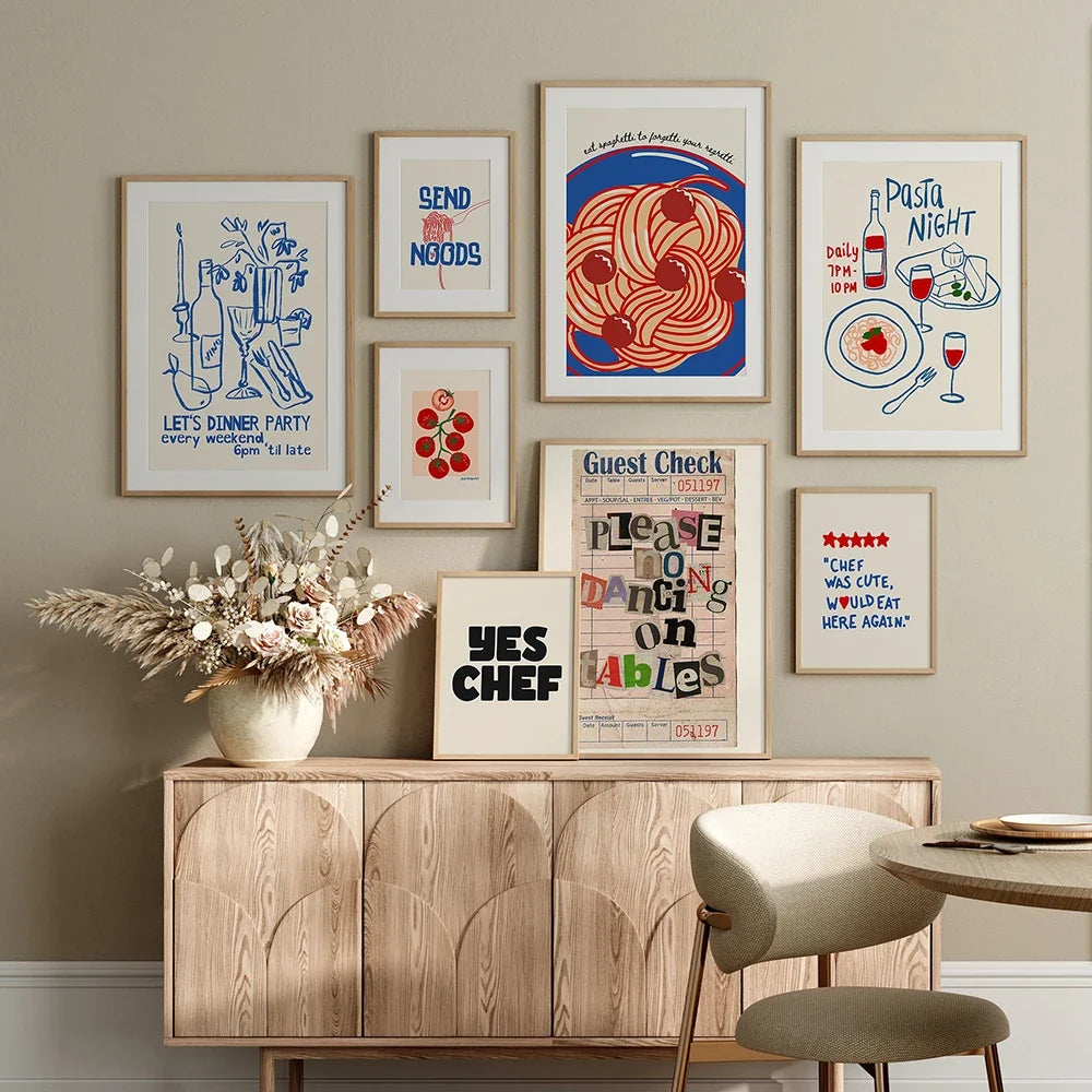 Retro aesthetic wall set for gallery decoration - view 3