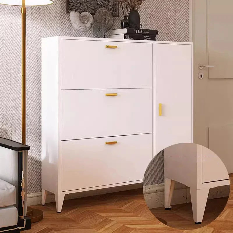 Open shoe cabinet for aesthetic and practical storage - view 4