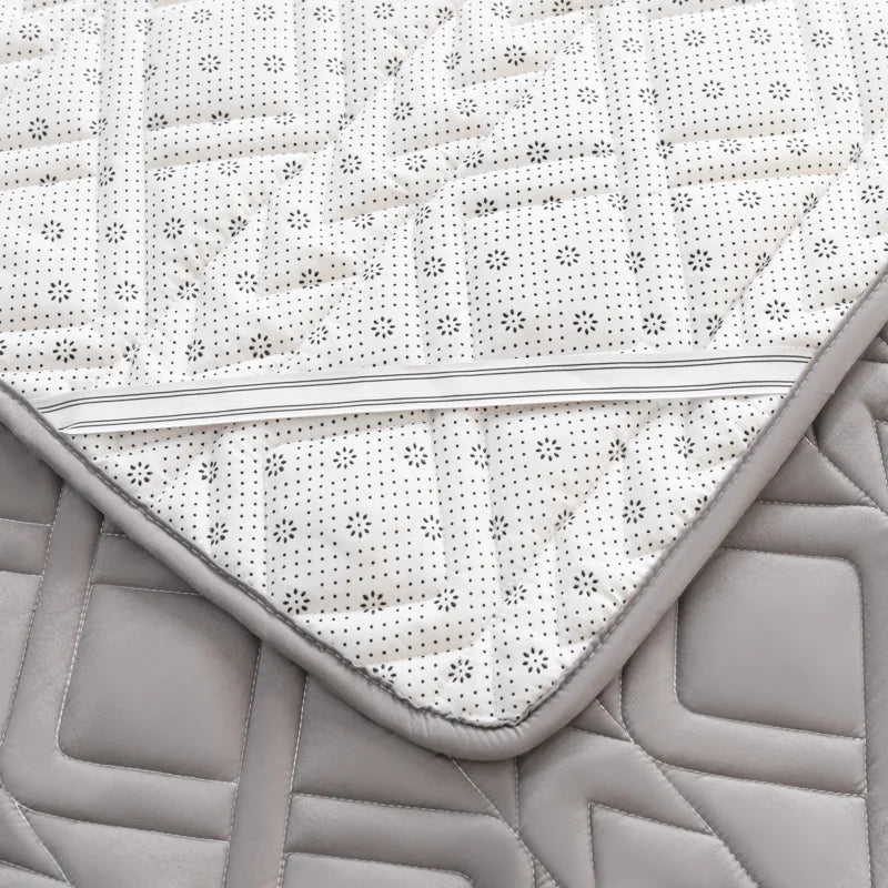 Padded bedding in soy cotton for soft bed - view 4