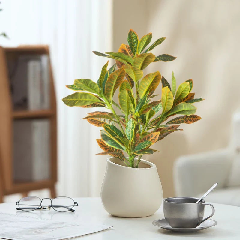 Artificial plants ficus tropical tree for interior or exterior decoration