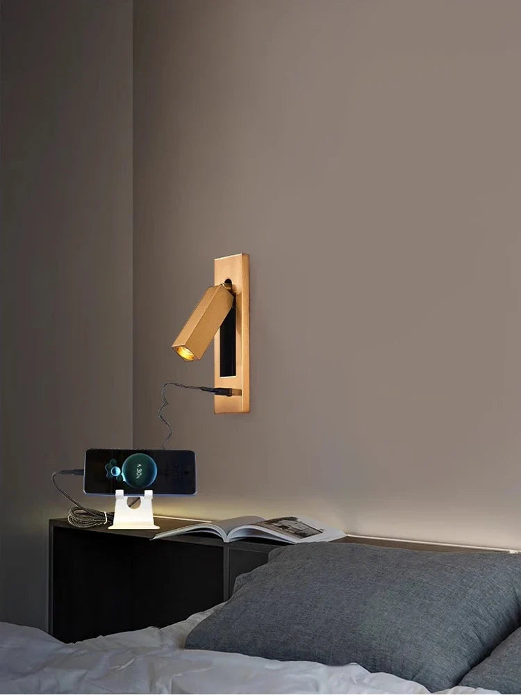 Evening-Glow Rotary LED Reading Wall Sconce, Shade Series 1-14 - view 3