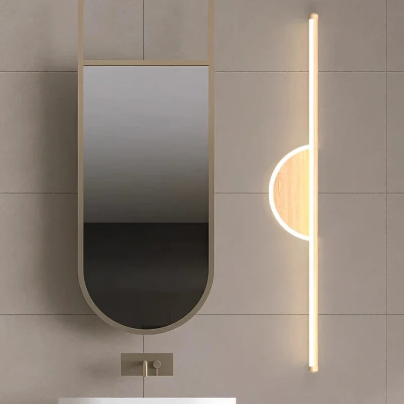 Modern led wall sconce for interior decoration and makeup - view 5