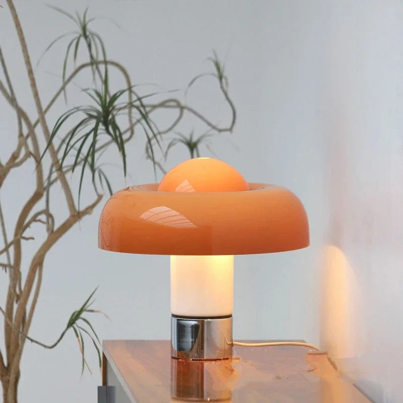 Minimalist creative table lamp for children modern decor - Orange