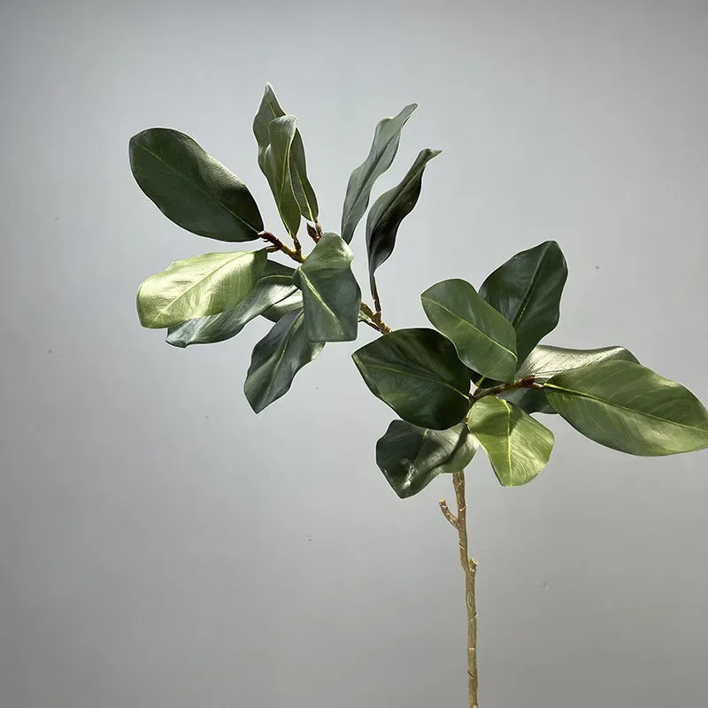 Artificial green plants decoration garden branch of magnolia - view 4