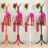 Metal coat holder with 9 hooks to organize your clothes