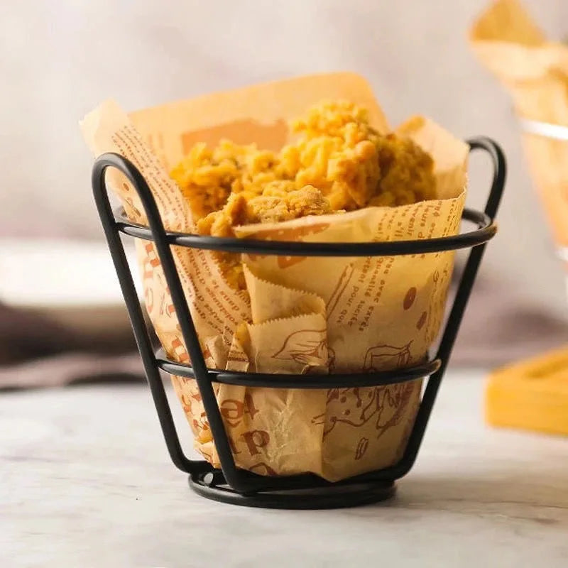 Storage basket for snacks and fried food - view 2