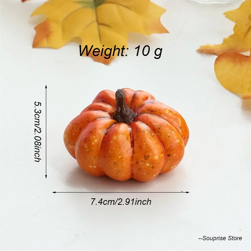 Decorative foam pumpkins for Halloween and autumn decorations - N