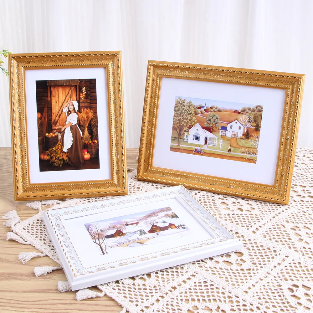 Baroque golden photo frame elegant and chic wall decoration - view 3