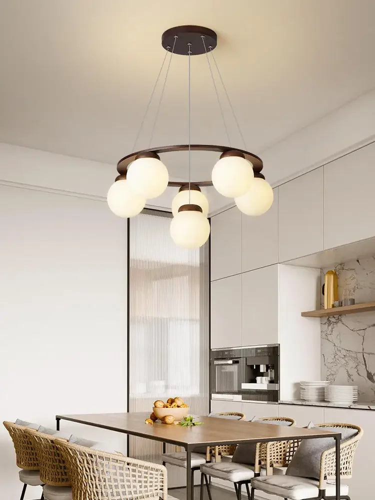 Wooden chandelier design for contemporary home decoration - view 5
