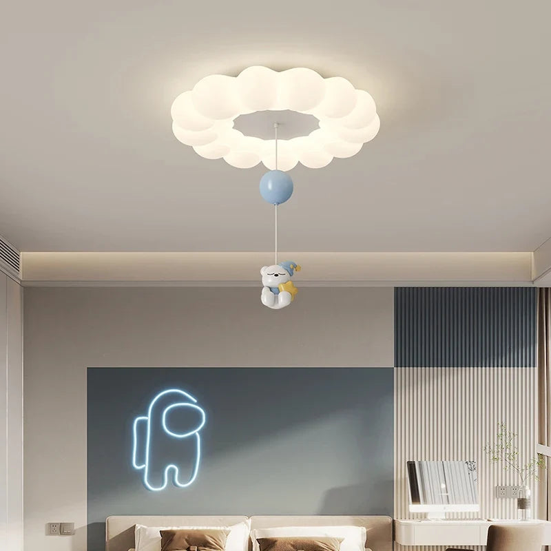 Ceiling bear rabbit cloud for indoor lighting child