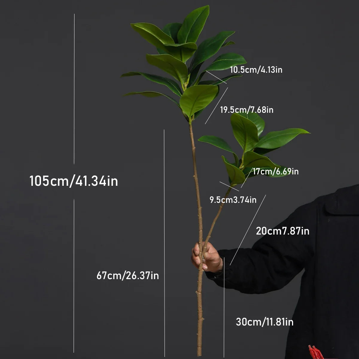 Large artificial plants magnolia for interior garden decoration - view 6