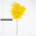 Large artificial maple plants autumn decorations for festivals - 77cm Yellow