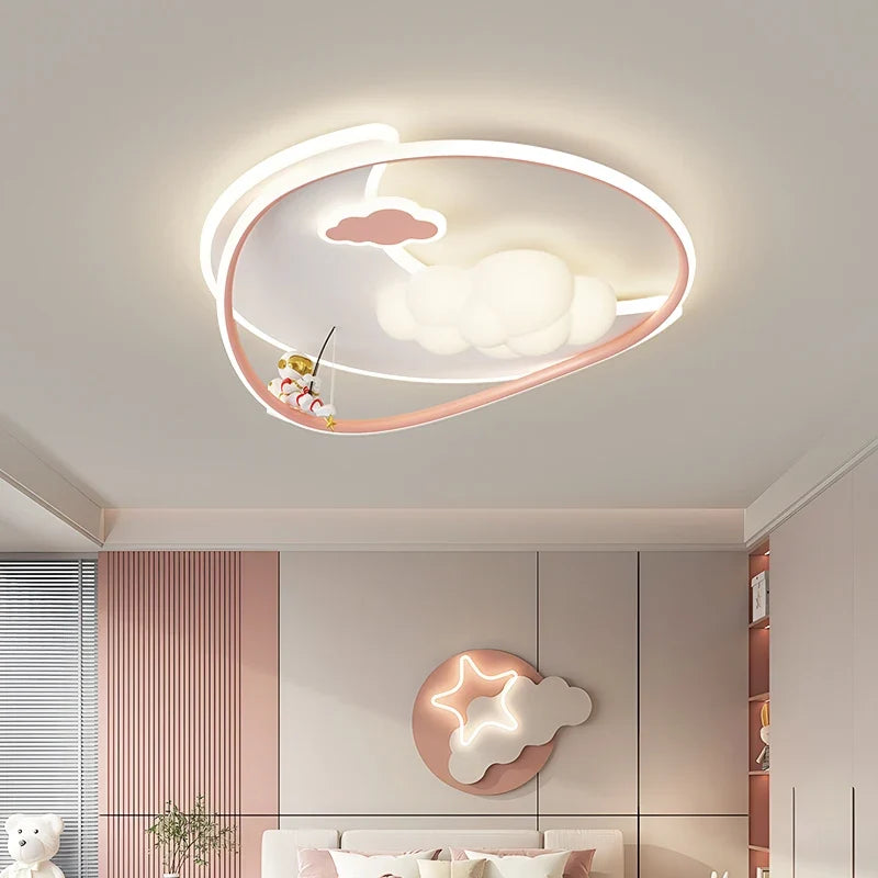 Modern child bedroom lamp with creative star protection - view 5