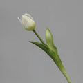 Realistic artificial tulips for wedding decorations and parties - White