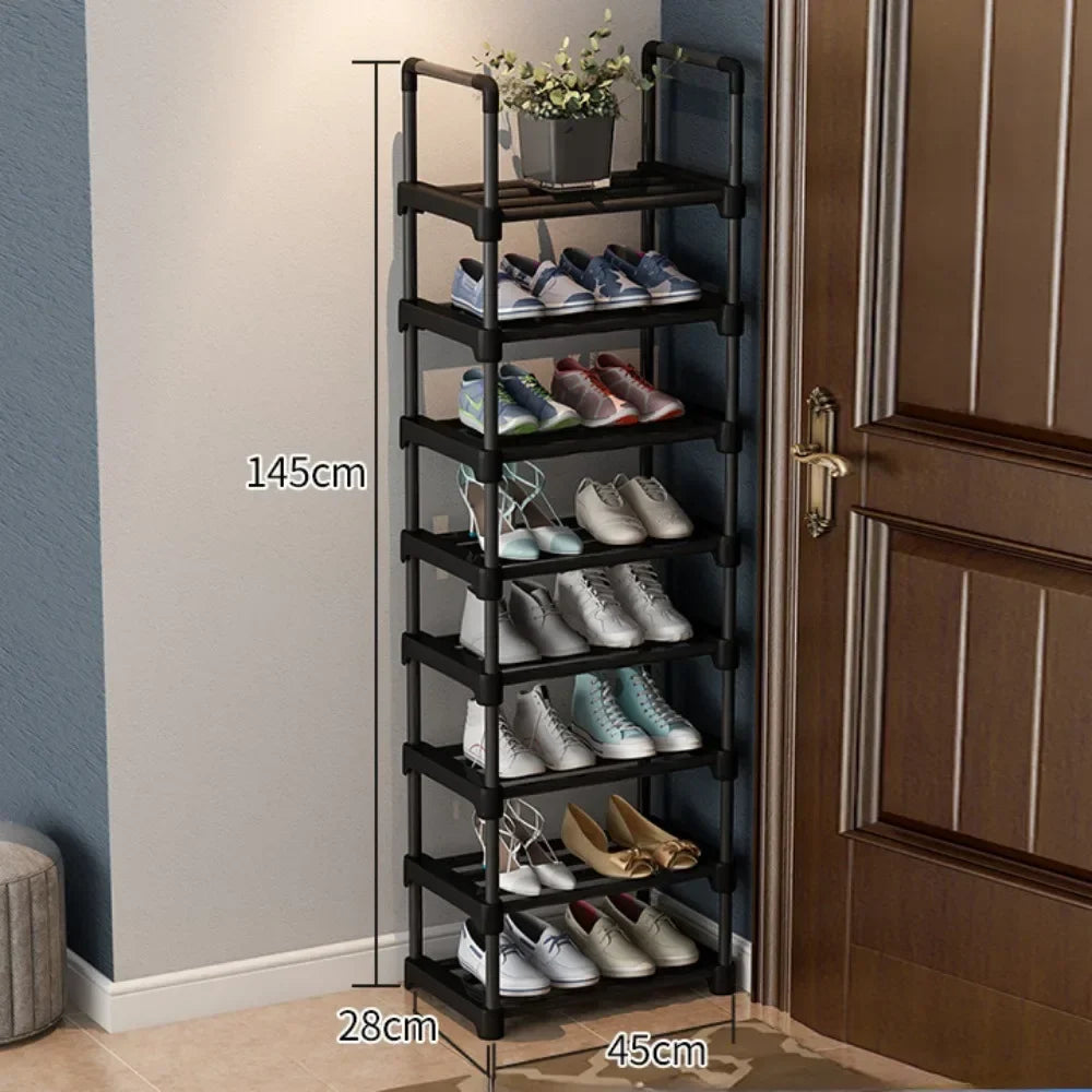 Multilayer removable shoe shelf for practical storage - view 6
