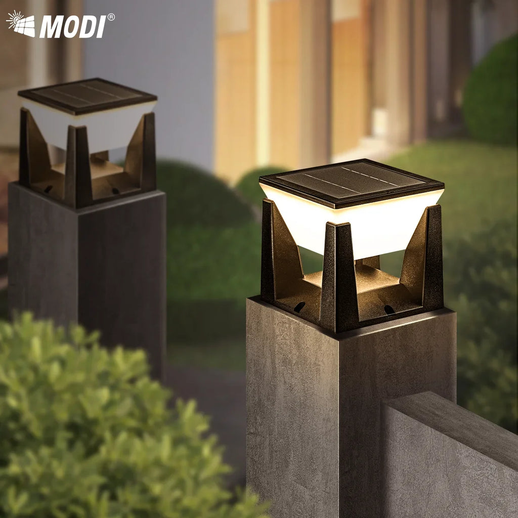 Waterproof solar floor lamp for outdoor lighting garden and driveway - view 2