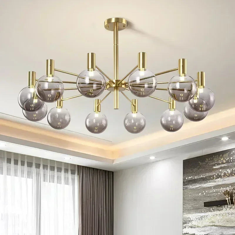 Nordic minimalist pendant light in glass for modern decoration