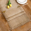 Jute table runner beige style rustic farm - 30x45cm placemat