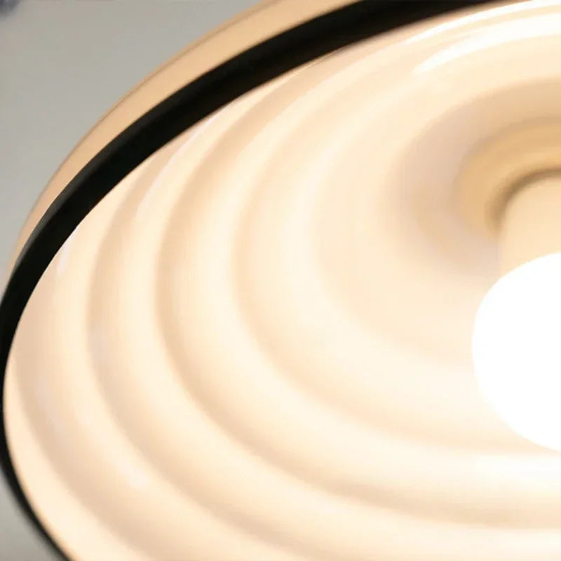 Northern glass chandelier with vintage led lighting - view 6