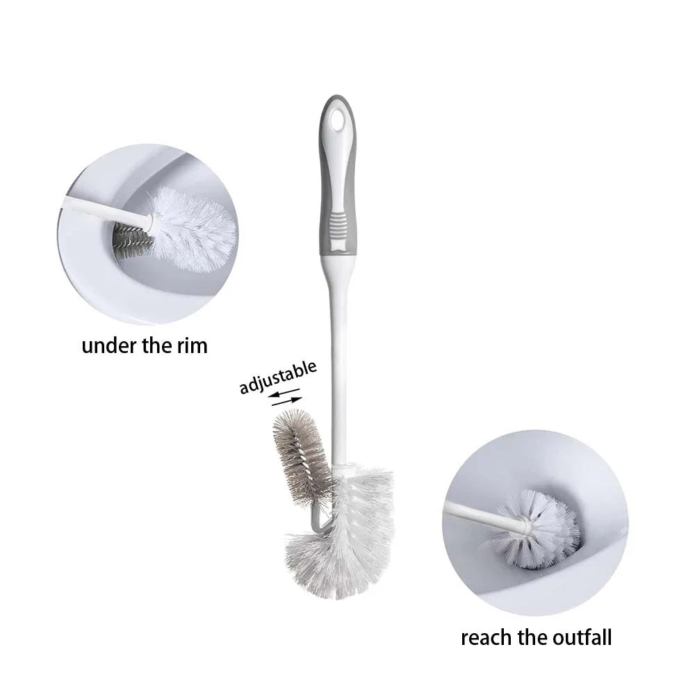 Toilet Brush Set with Storage Caddy, 2-Pack, Style One - view 2