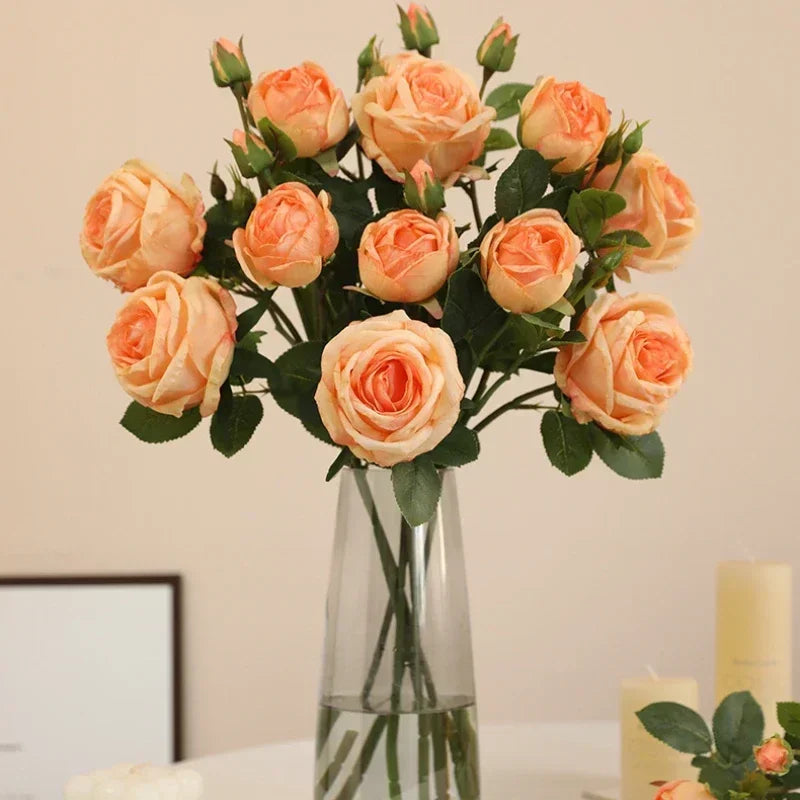Romantic Artificial Silk Rose Vine for Home Decor - view 6