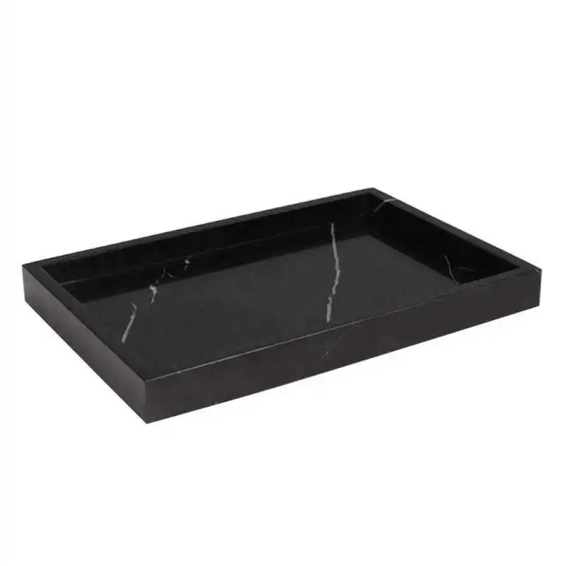 Storage box in travertine and natural marble luxury - Néron Margiua