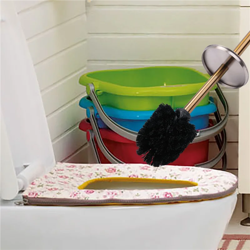 Elegant Long-Handle Toilet Brush for Home Decor - view 4