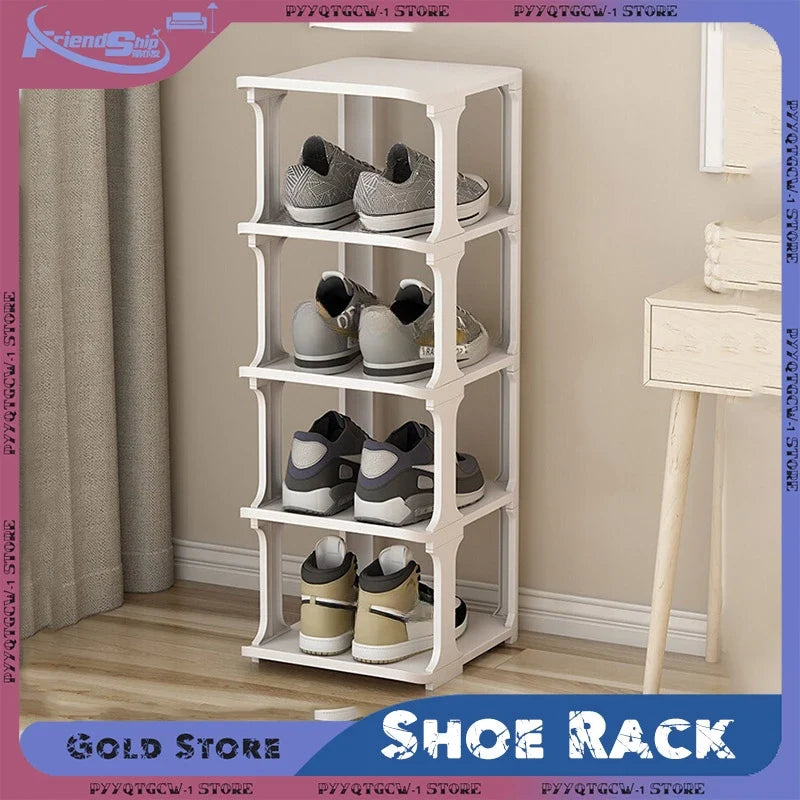 Simple shoe shelf saves practical and modern space